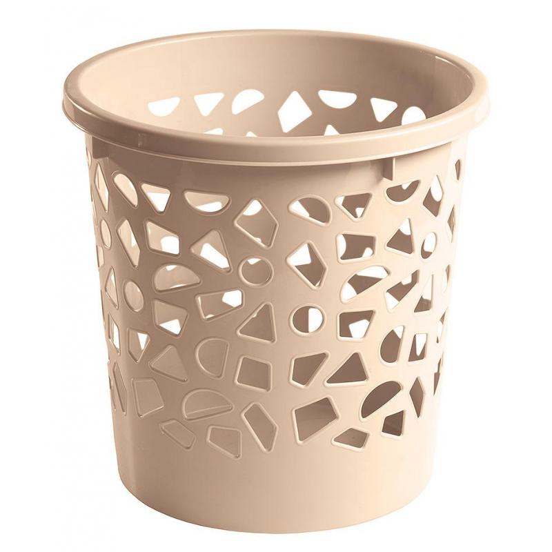 Корзина для мусора 9,6л пластик, с держателем