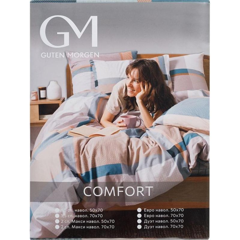 Постельное белье Евро Поплин (нав.70х70-2шт),Shepard