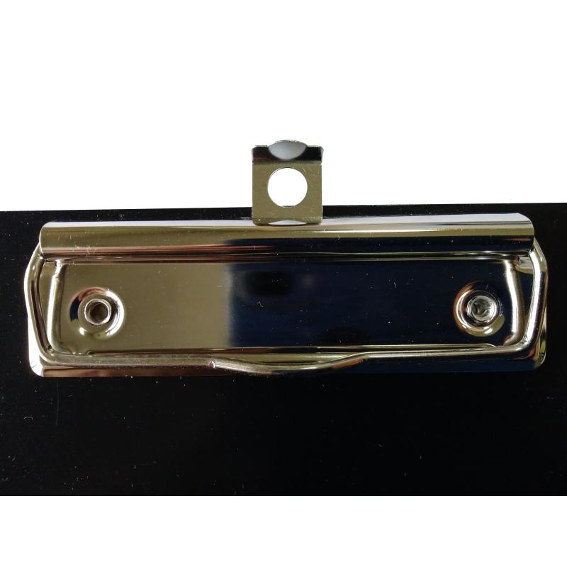 Папка-планшет Комус пластиковый с крышкой, черный