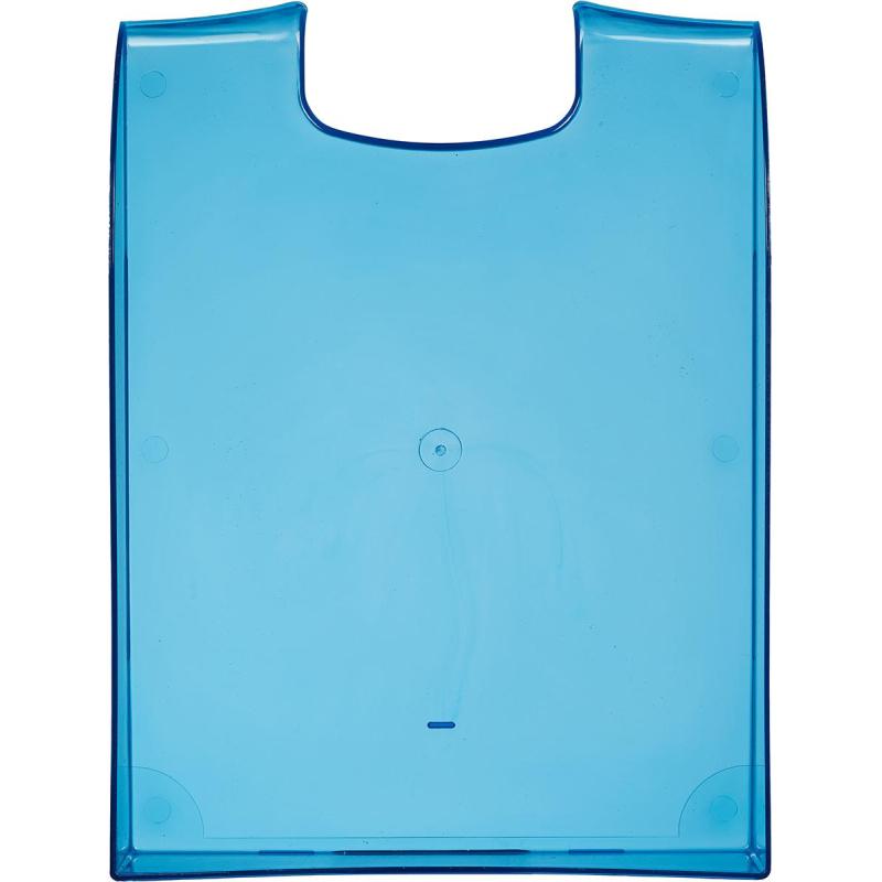 Лоток горизонтальный Комус Русская серия, синий прозрач