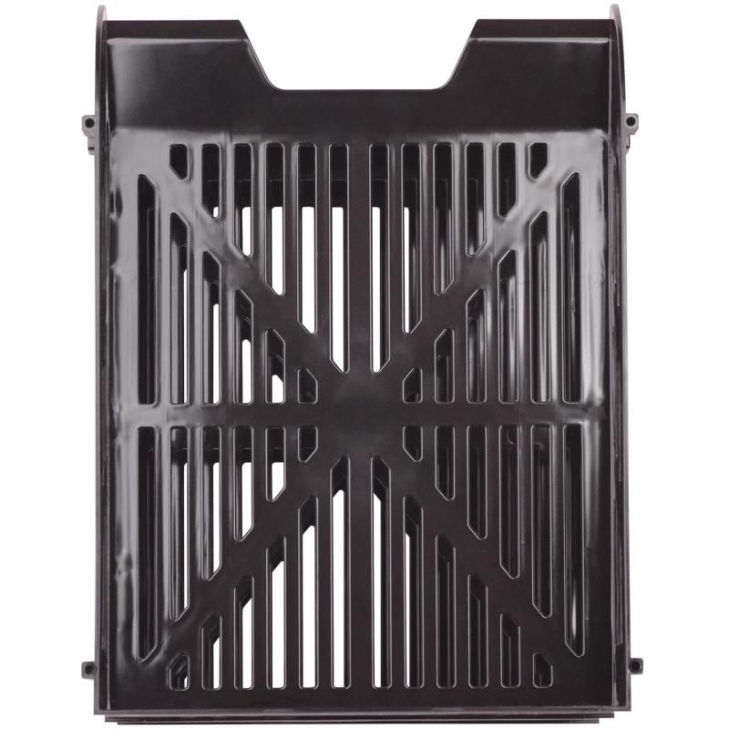 Лоток горизонтальный для бумаг Attache 3шт/наб на металл стерж черный