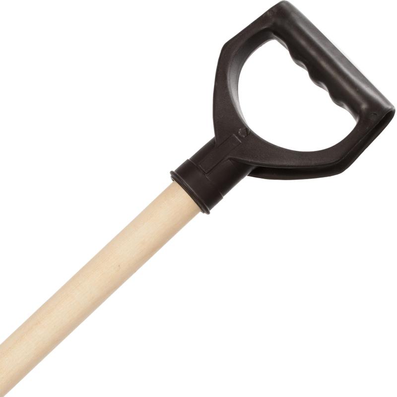 Лопата д/уборки снега с прямым деревянным черенком ковш 40х37см