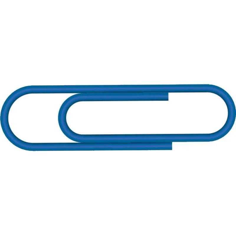 Скрепки Комус с полимерным покрытием, 50 мм,разноцветные, 50 шт/уп