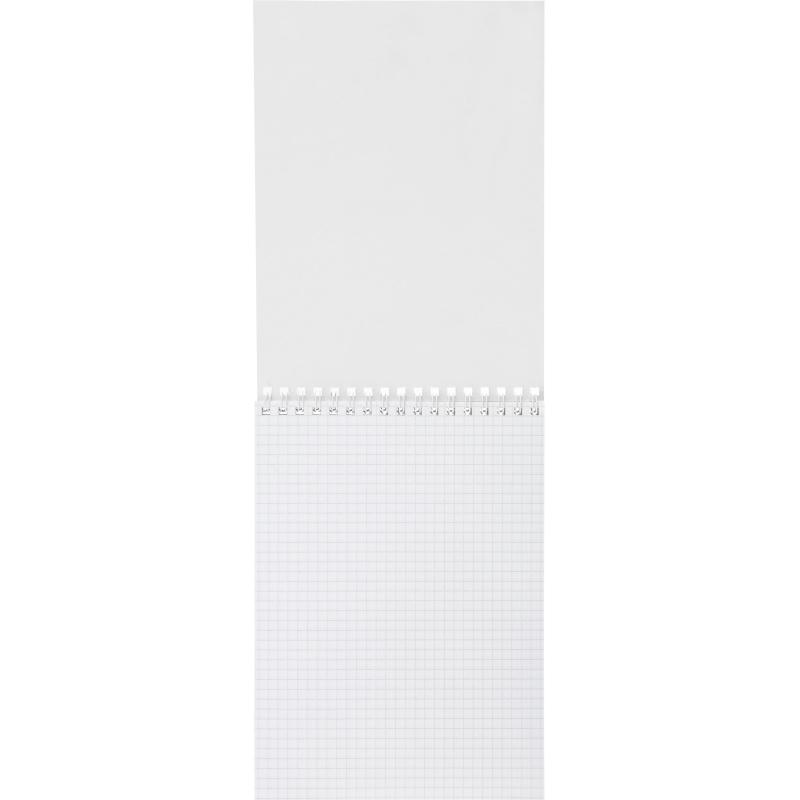 Бизнес-тетрадь А5 80л Attache Градиент Синий клетка, 65г, греб, УФ-лак