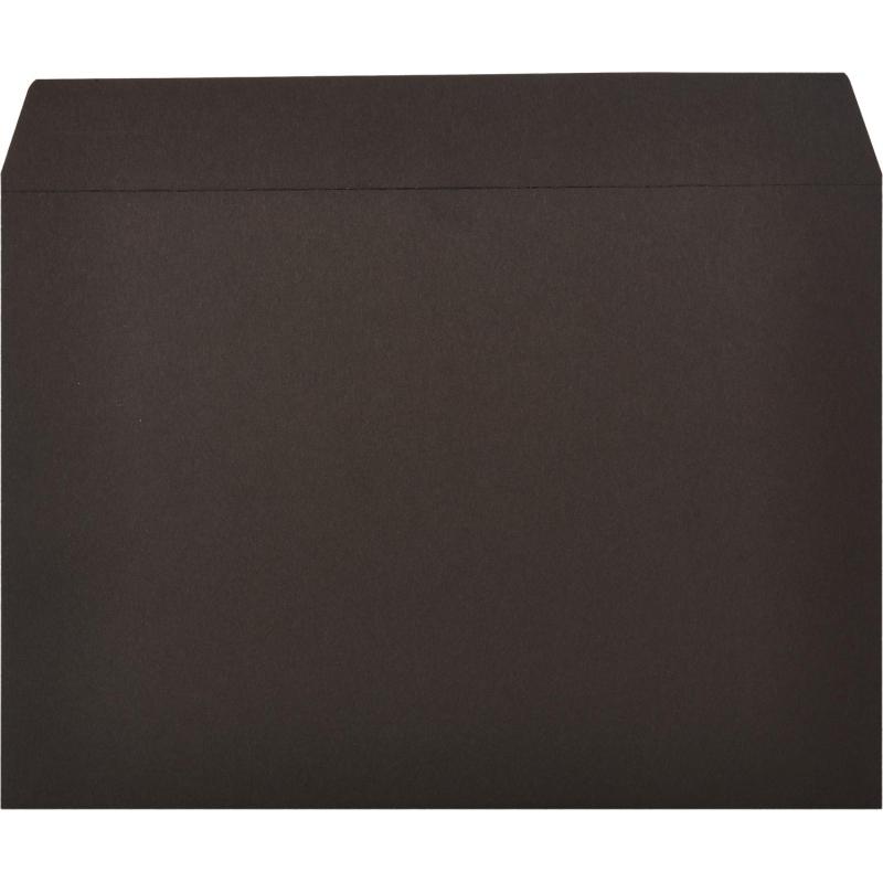 Конверт С5 из цв.бум,120г/м2 с отрыв.лентой ,черный,10 шт./уп