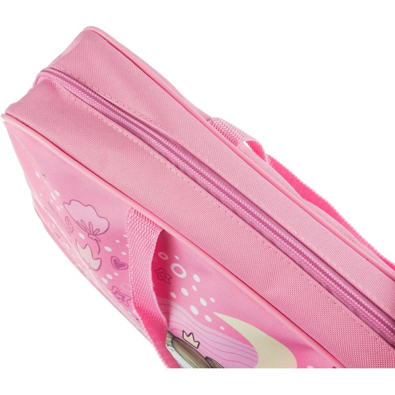 Папка для тетрадей  Фея А4 на молнии с ручками,ткань,75мм,ПМД-4-20