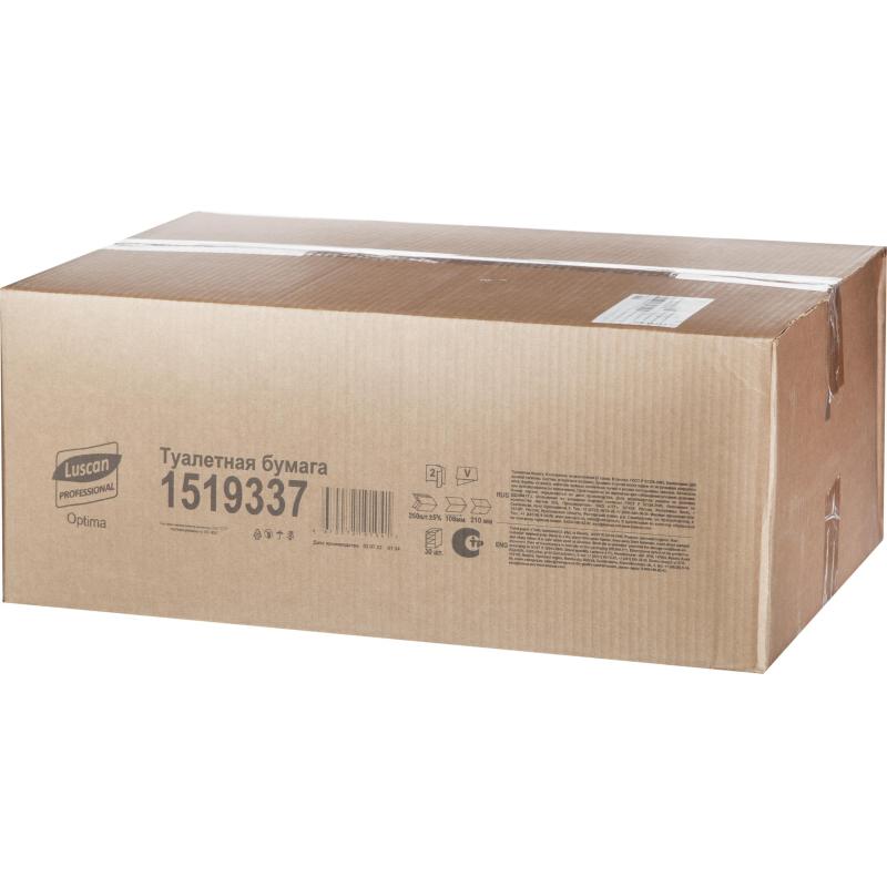 Бумага туалетная д/дисп Luscan Professional 2сл бел вт см 250л 30пач/уп