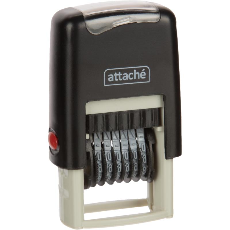 Нумератор автоматический мини Attache 6 разрядов 3 мм 7836