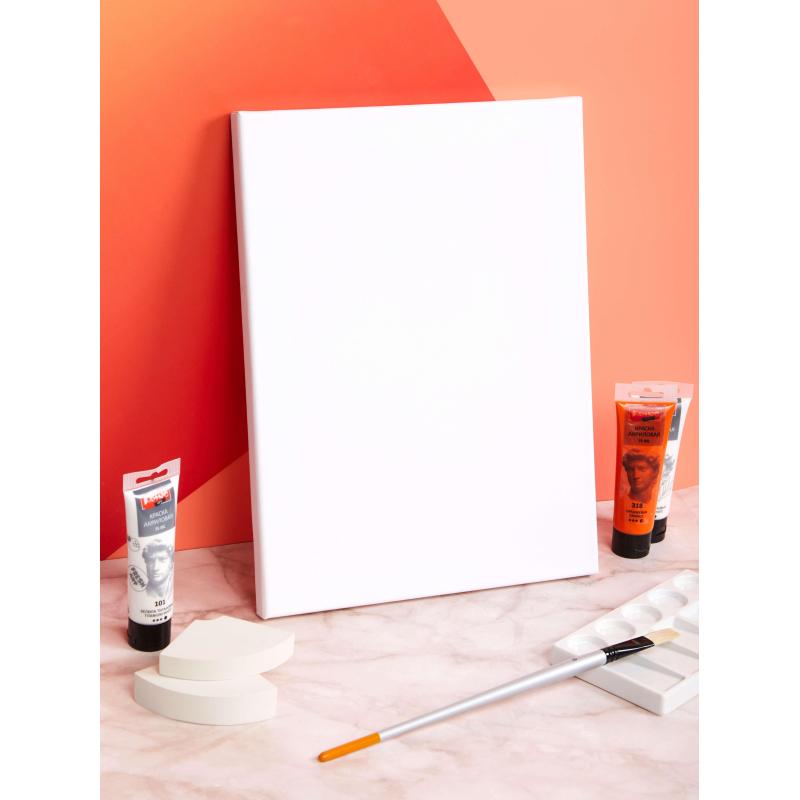 Холст на подрамнике Комус Арт 30х40см, 100% хлопок, мелкое зерно, 280 г/м2