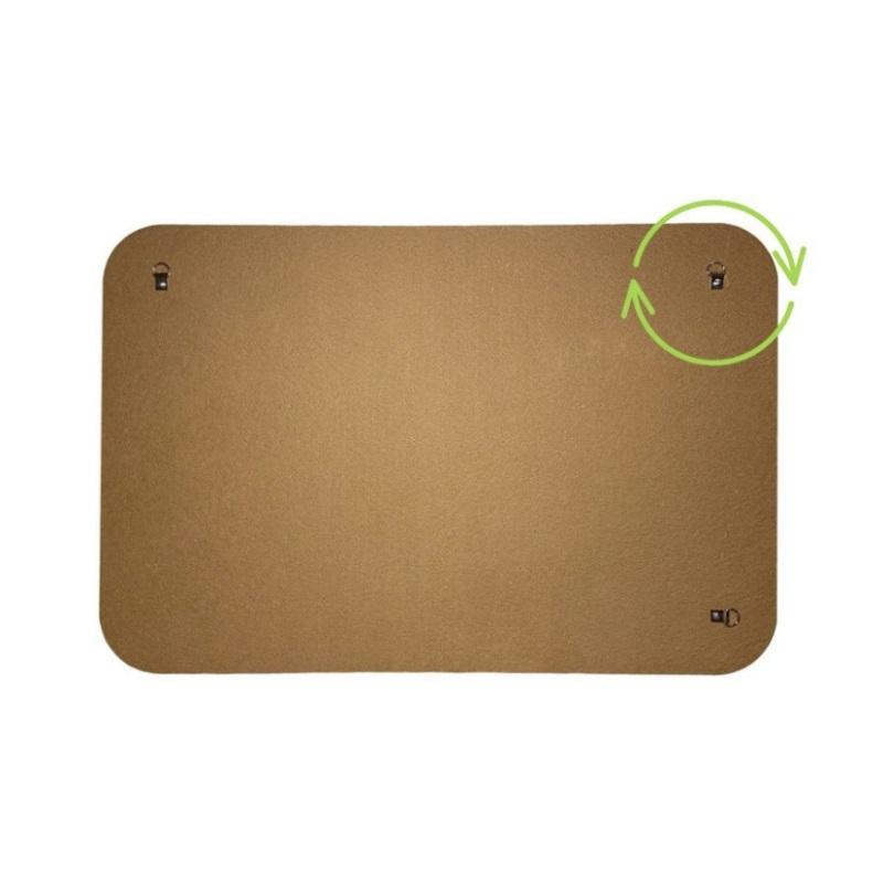 Доска пробковая 60х90 Attache без рамы 08022