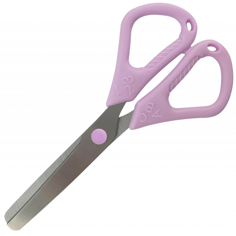 Ножницы детские Kores ABC,120мм,с пластиковыми ручками,тупоконечные,ассорти