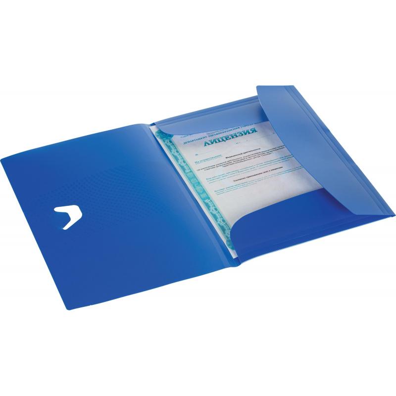 Папка на резинках Attache  Digital, синий