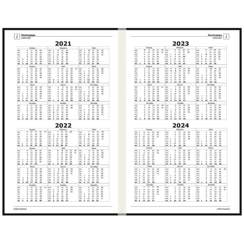 Ежедневник недатированный Attache Economy,бумвин.,черный,А5,128х200мм,160л