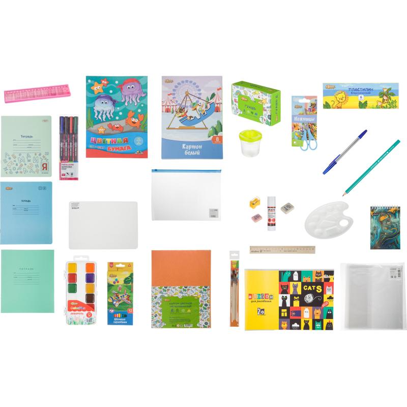 Набор первоклассника Комус Класс 60 предм, для девочки