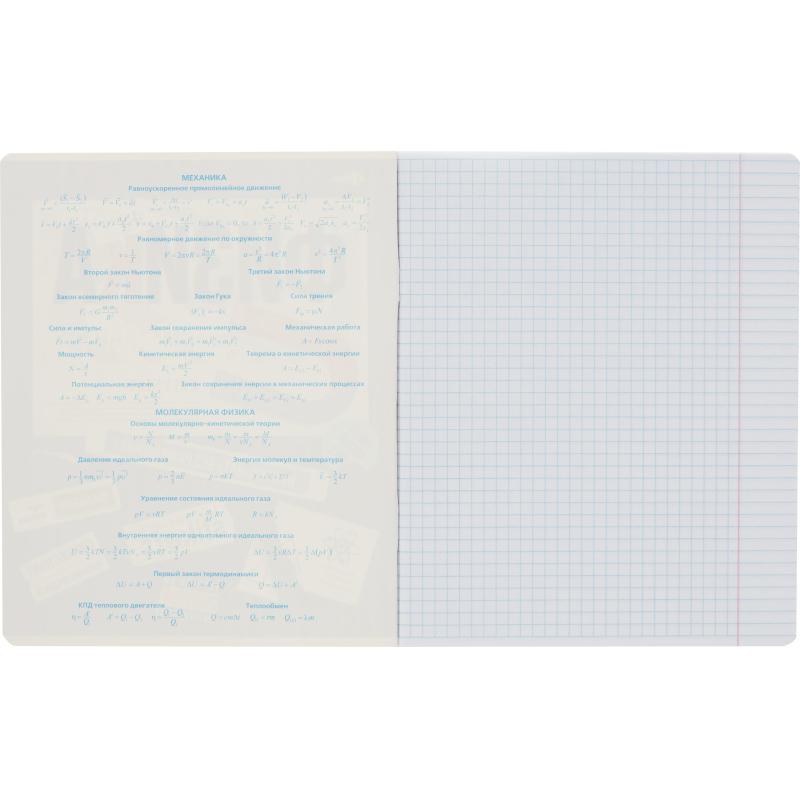 Тетрадь предметная 48л А5 клетка, TWIN лак №1 School  -АНИМЕ- ФИЗИКА