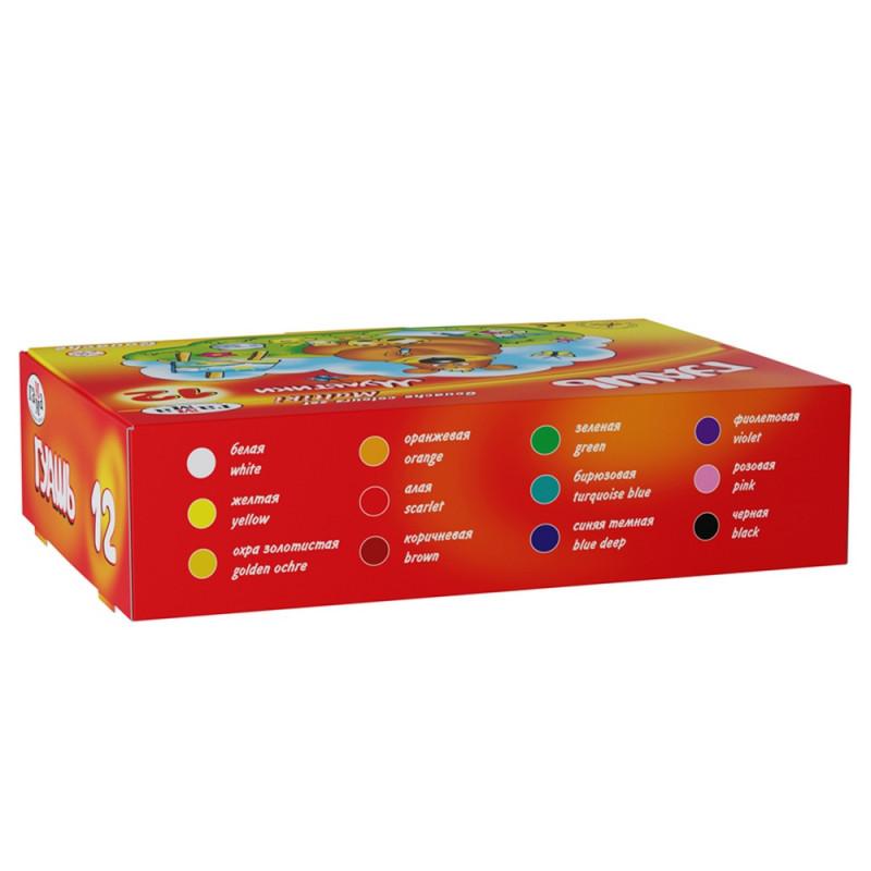 Гуашь Гамма Мультики 12цв 20мл