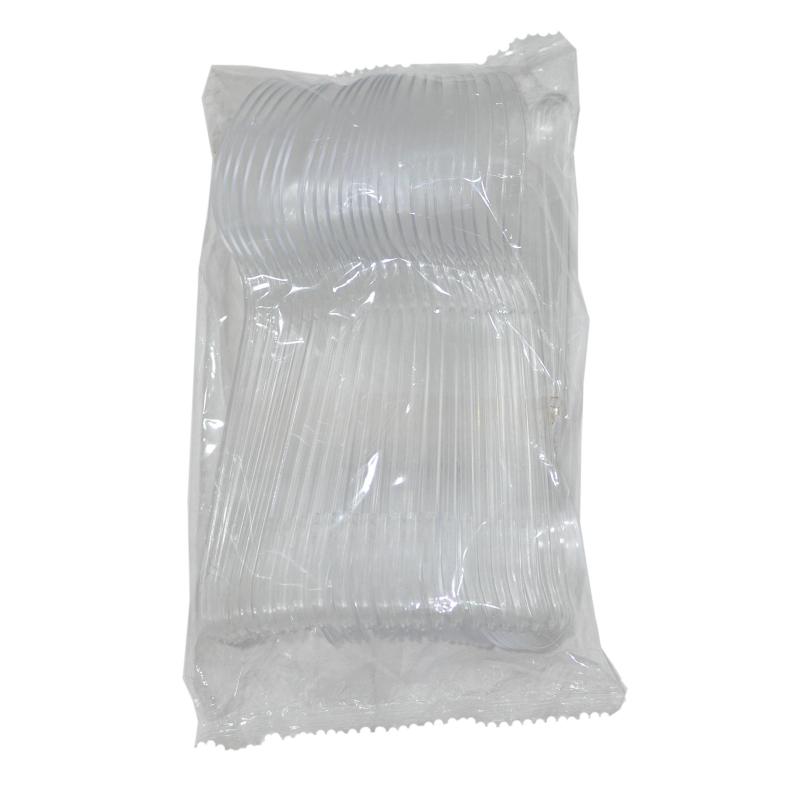 Ложка одноразовая столовая Комус, ПС, прозрачная, 18 см, 2000шт/кор