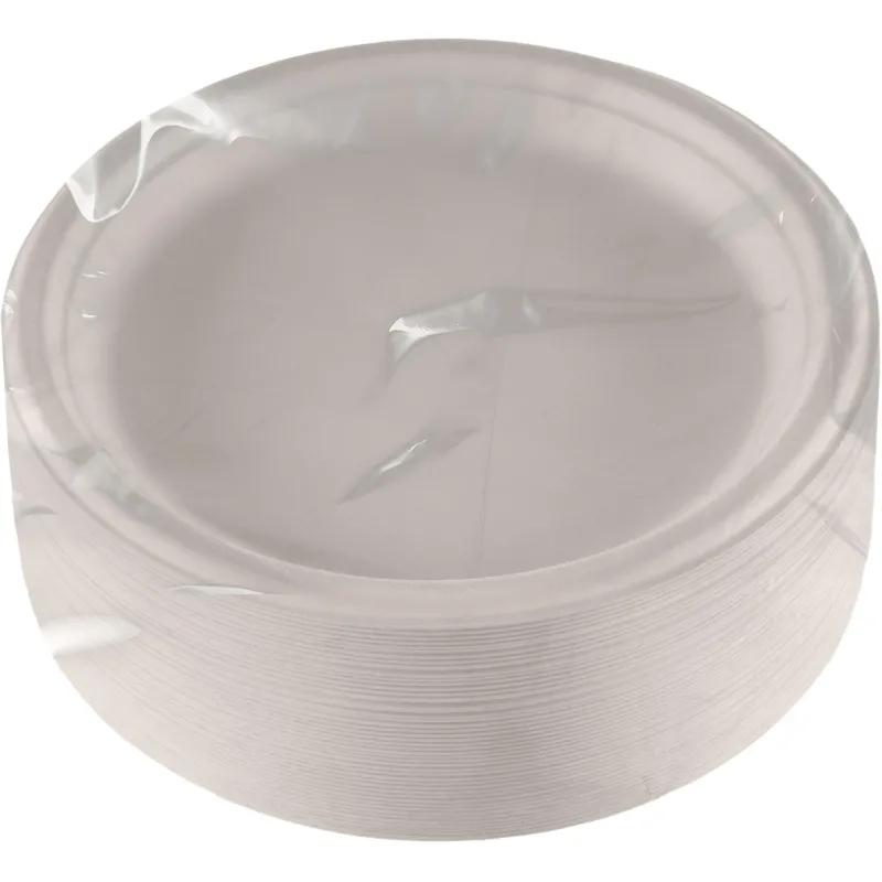 Тарелка одноразовая биоразлагаемая D=230 мм, 900шт/кор