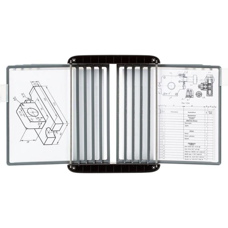 Демосистема настенная Promega office FDS012 10 пан., черный пластик