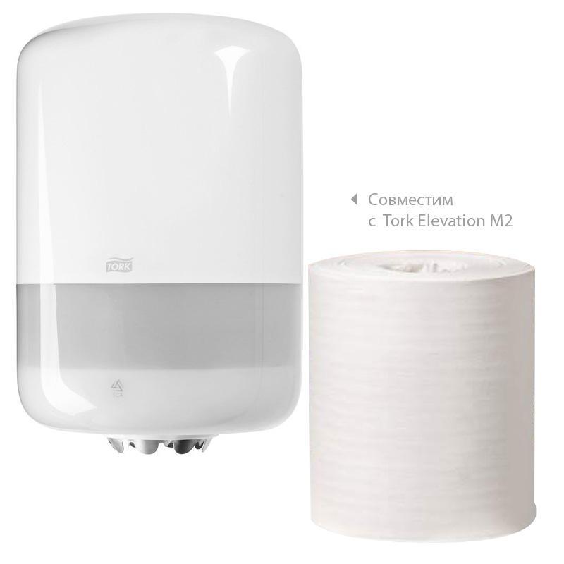 Бумага протирочная Торк/Tellus M2 1 сл. ЦВ 6рул/кор,базовая,белая 120166