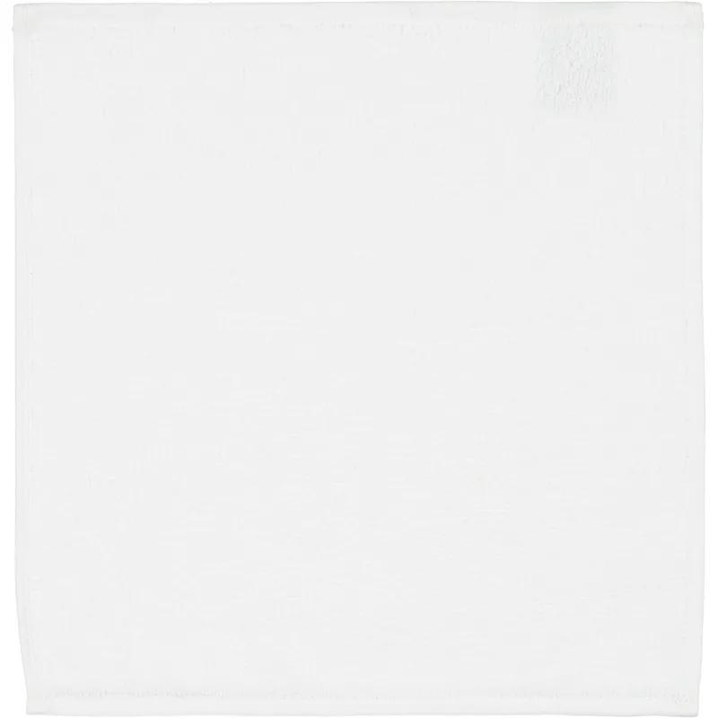 Полотенце Luscan махровое 30х30, 450 гр/м2, Oтель белый, Турция, 10 шт/уп