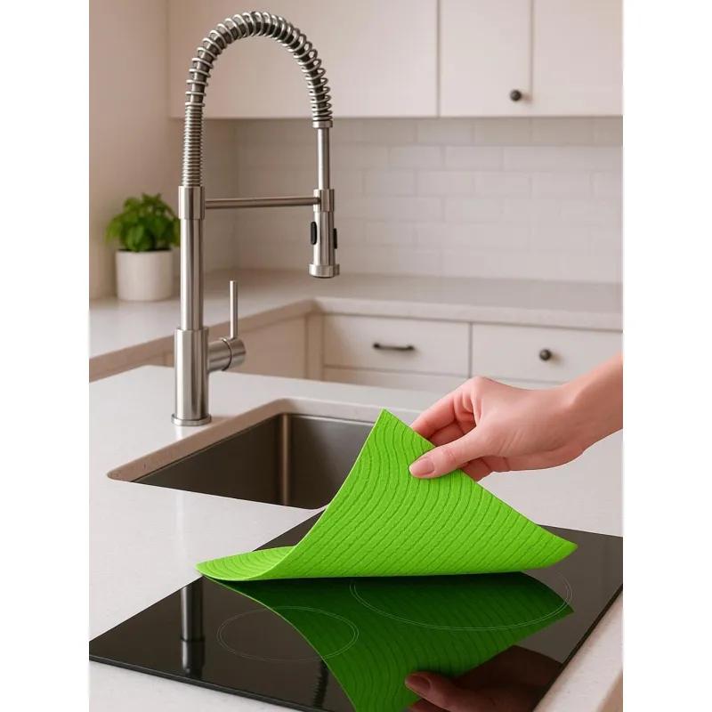 Салфетки хозяйственные супервпитывающие губчатые, 18х20см, 2шт/уп Paclan