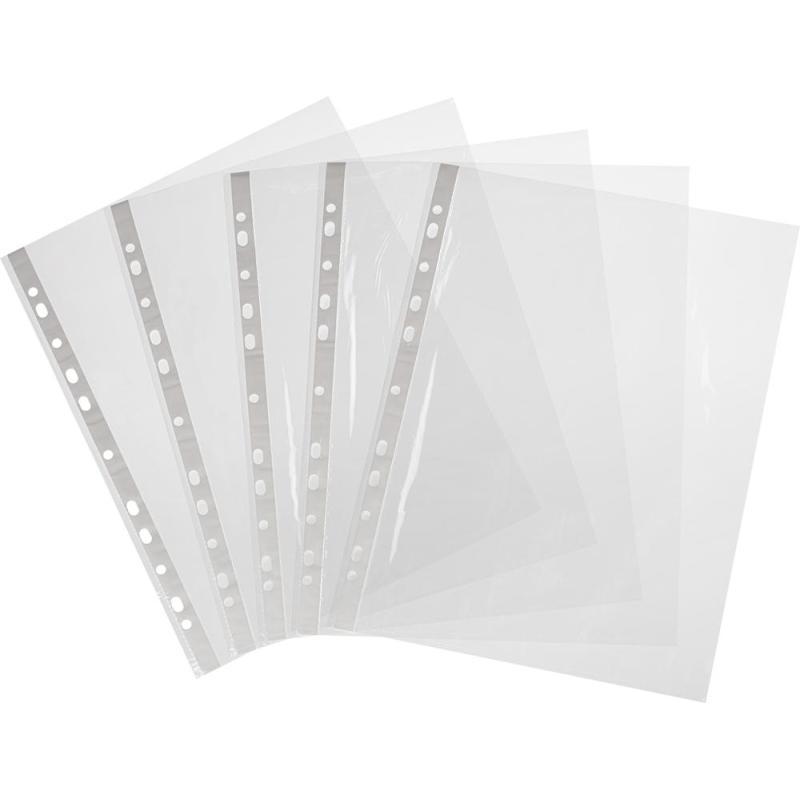 Файл-вкладыш А4 Attache Economy,Стандарт ,100шт./уп.с перф.,Россия