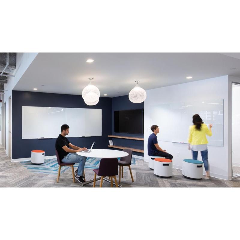 Доска стеклянная магнитная, 120х240, Attache, белый