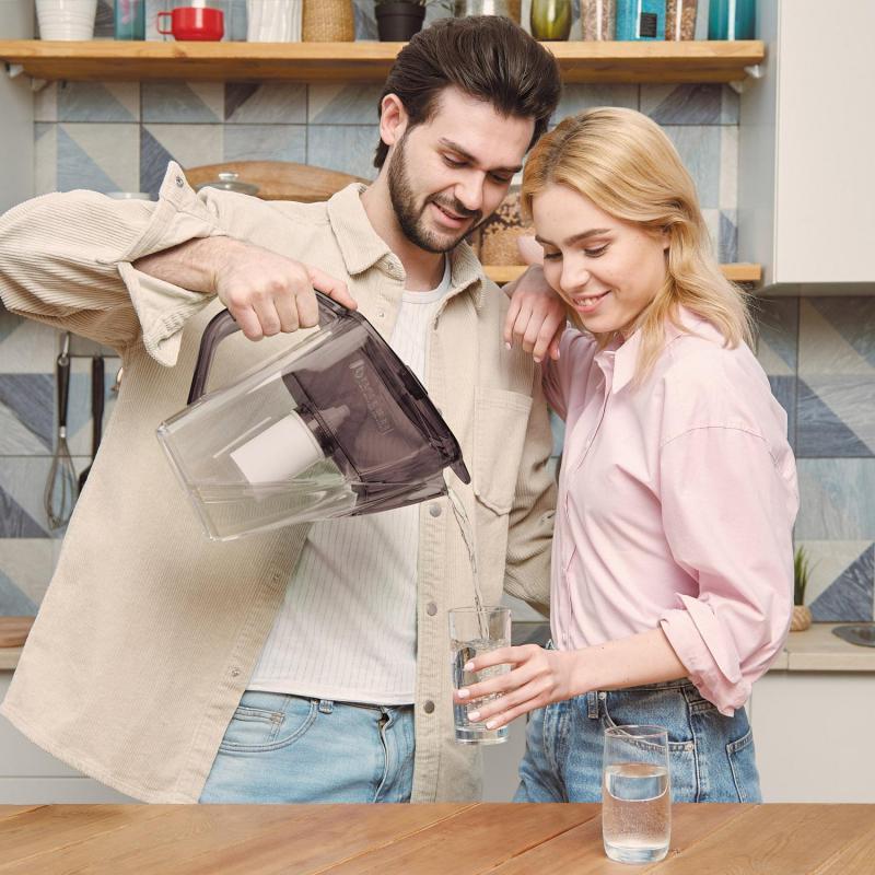 Фильтр -кувшин для очистки воды БАРЬЕР Гранд Нео 4,2 л, цвет антрацит