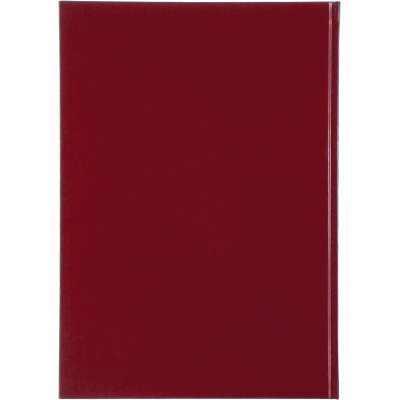 Книга учета Attache А4 96л в клетку блок офсет, бумвинил бордовый