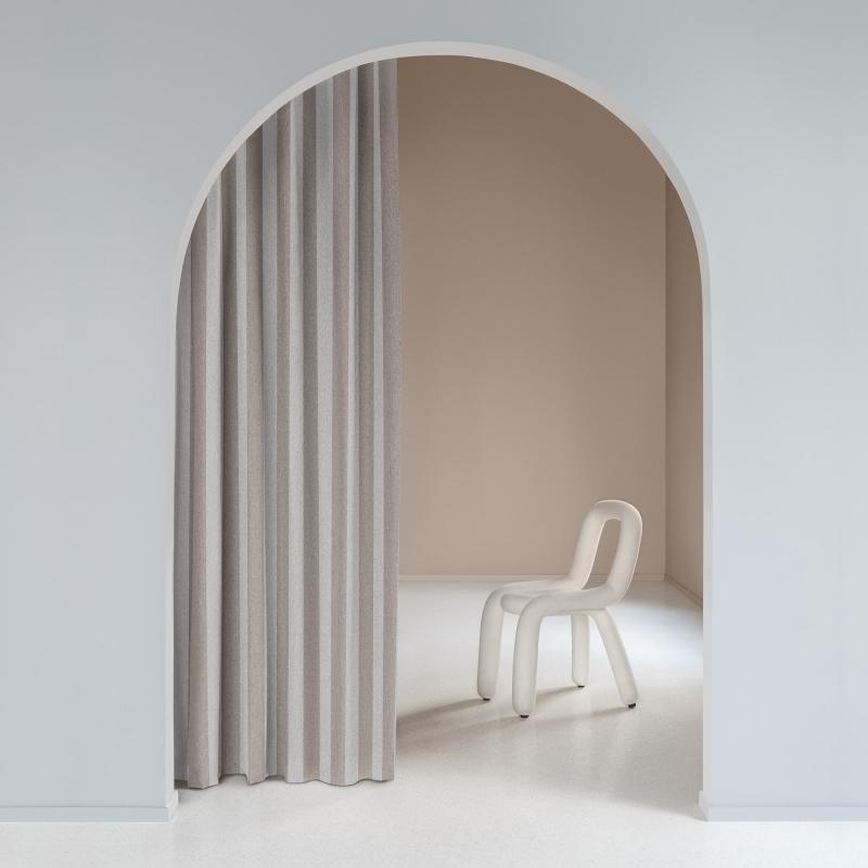 Штора Волшебная Ночь, Рогожка 165х270 см Зебра-экрю 797942