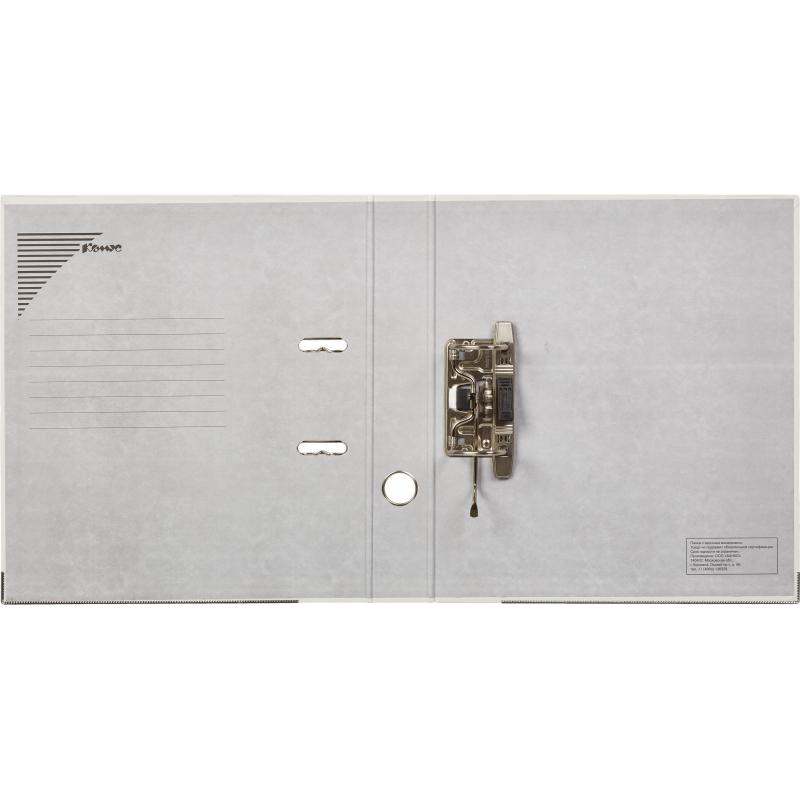 Папка-регистратор Комус Экономи 50мм белый жасмин,ПБП1,карм.кор.,мет.уг