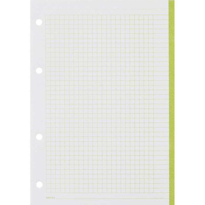 Сменный блок для тетрадей на кольцах, BeSmart А5 120л клетка Цветной N001d