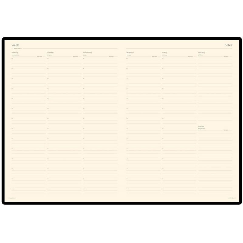 Еженедельник недатированный A4, 128 стр, Br.V.PROFY, 3-098/01