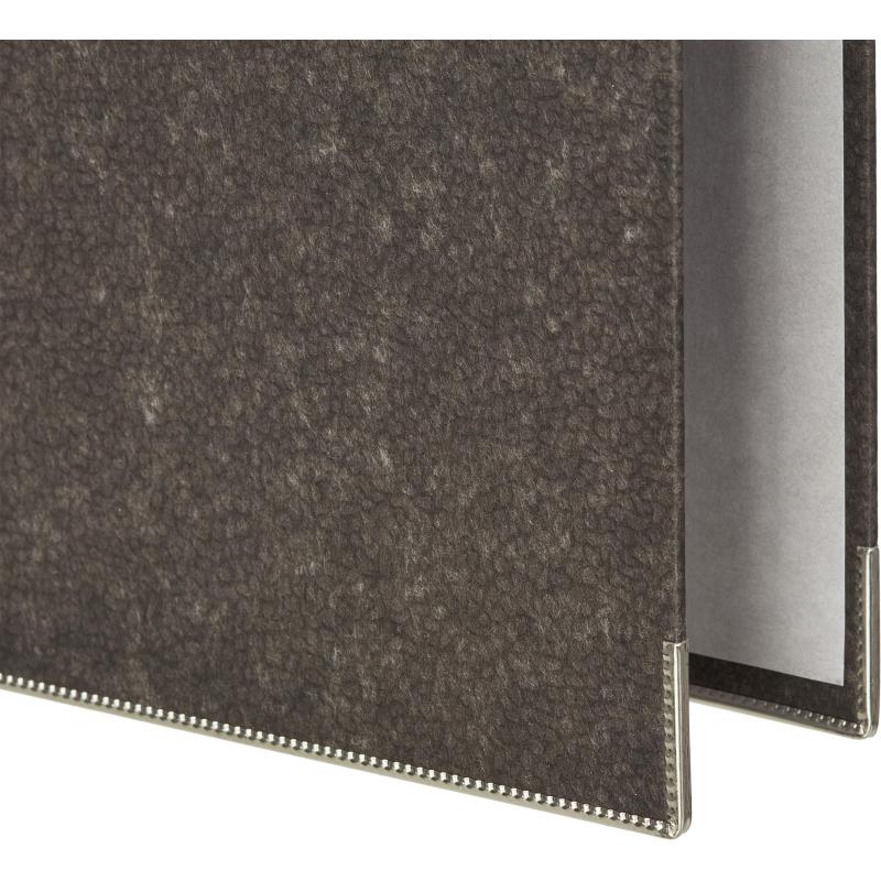 Папка-регистратор Комус мрамор.карт 75мм зел кореш ,бум/бум,карм.кор,мет.уг