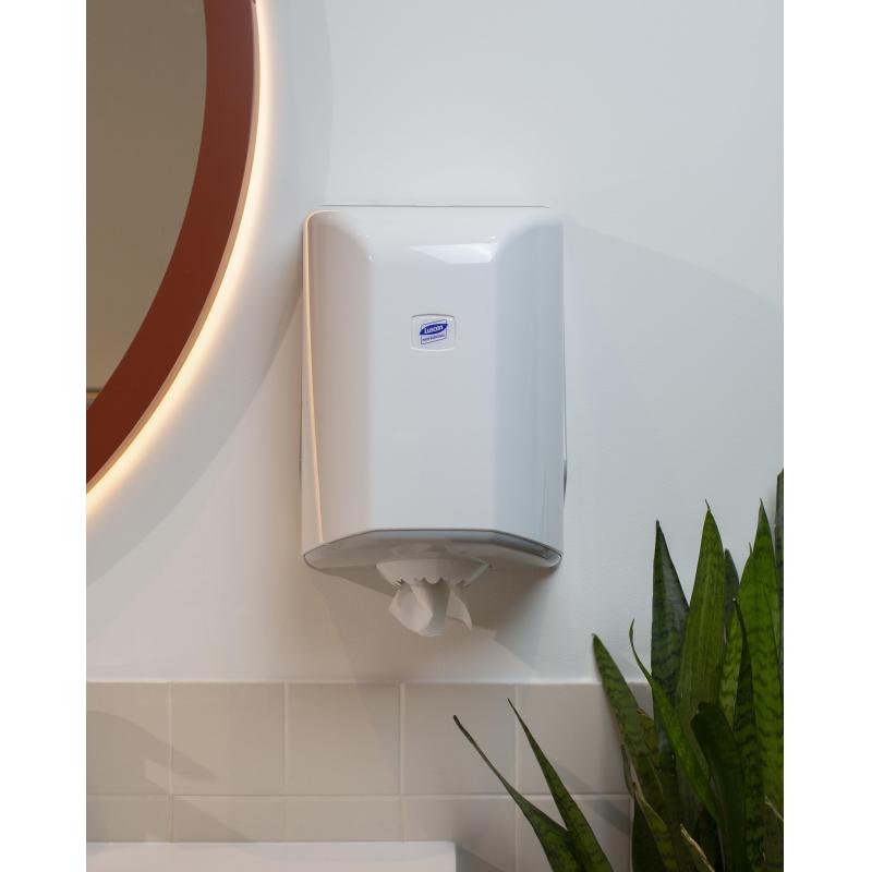 Диспенсер для полотенец рулон Luscan Professional ЦВ белый