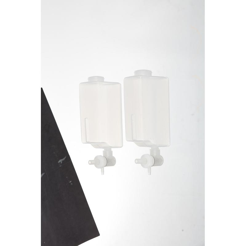 Дозатор для жидкого мыла Luscan Professional Etalon 2x550мл белый