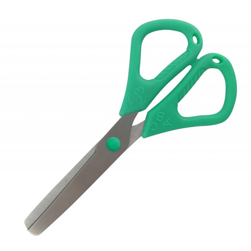 Ножницы детские Kores ABC,120мм,с пластиковыми ручками,тупоконечные,ассорти