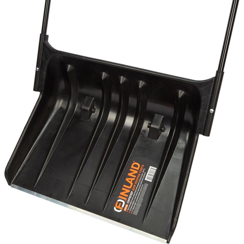 Движок для уборки снега (скрепер) Finland 83x68х144 см с алюмин/ручкой 1714