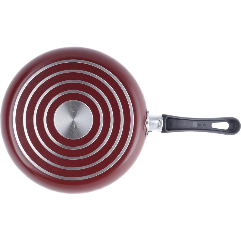 Сковорода алюминий 24 см + стеклянная крышка SCOVO СЭ-028