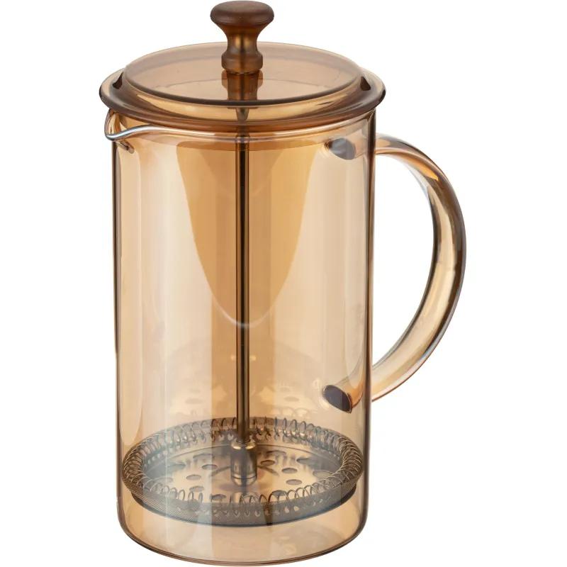 Френч-пресс 600мл. Гоуджекит АБС-пластик, боросиликат. стекл с покр,нерж ст