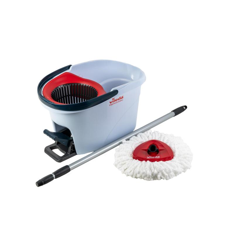 Комплект для уборки Vileda УльтраСпин Мини 158011 красный стелескоп.ручкой