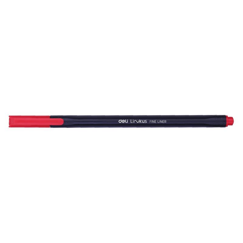 Набор линеров Deli толщина линии  0,45 мм, 6 цветов, с европодвесом