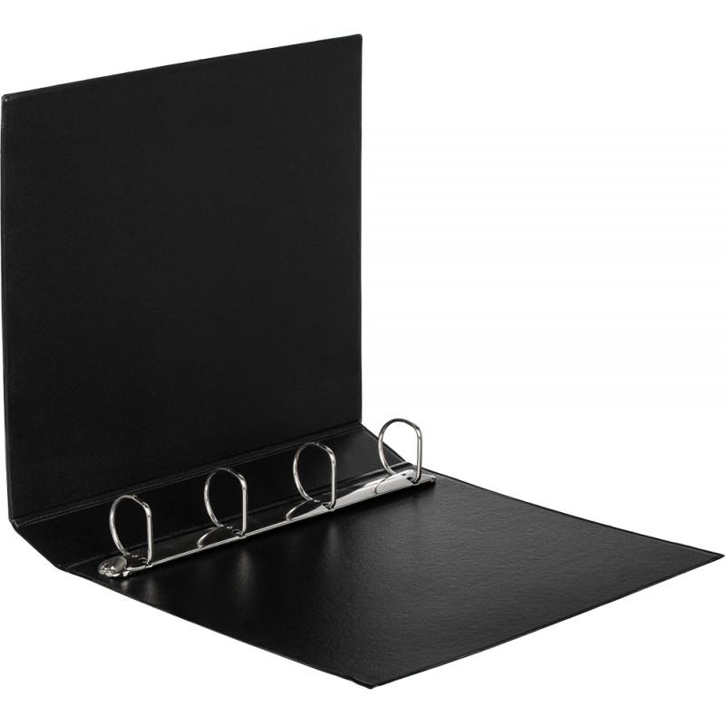 Папка Панорама на 4-х кольцах Attache черный 50мм Россия 1,5мм б/уг с Dмех