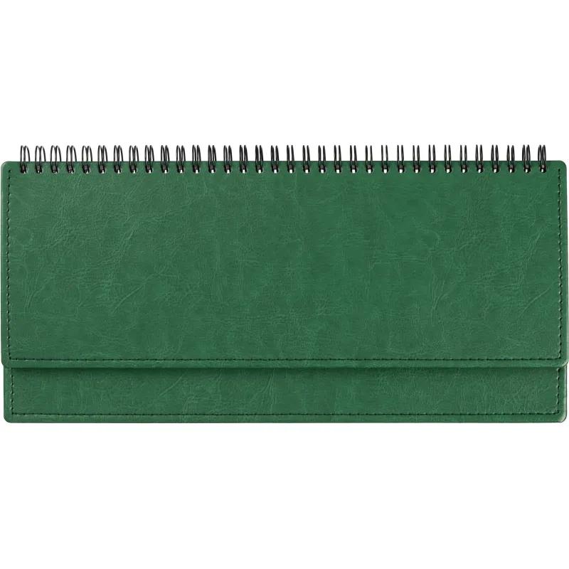 Планинг датированный 2026, зеленый,  303х150 мм, 120стр, Agenda