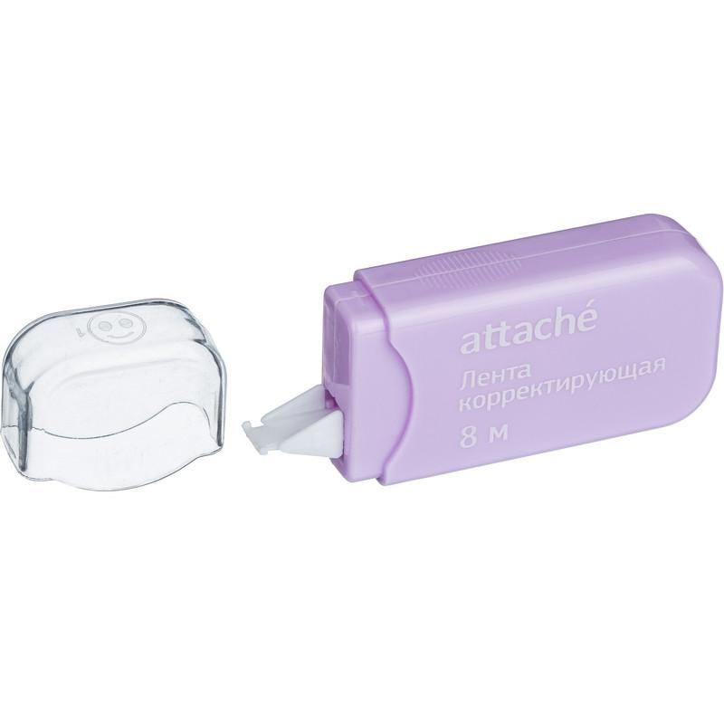 Корректирующая лента Attache Economy 5ммх8м, цвет пастель ассорти, AN