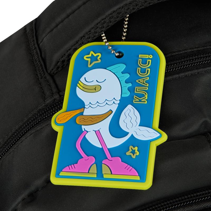 Рюкзак Комус Класс Черный moon, 2 отделения  31.5x15x46