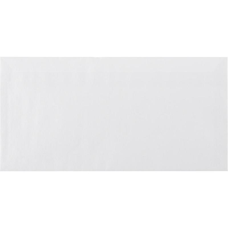 Конверт белый E65стрип 110х220 80г КОМУС 50 шт/уп