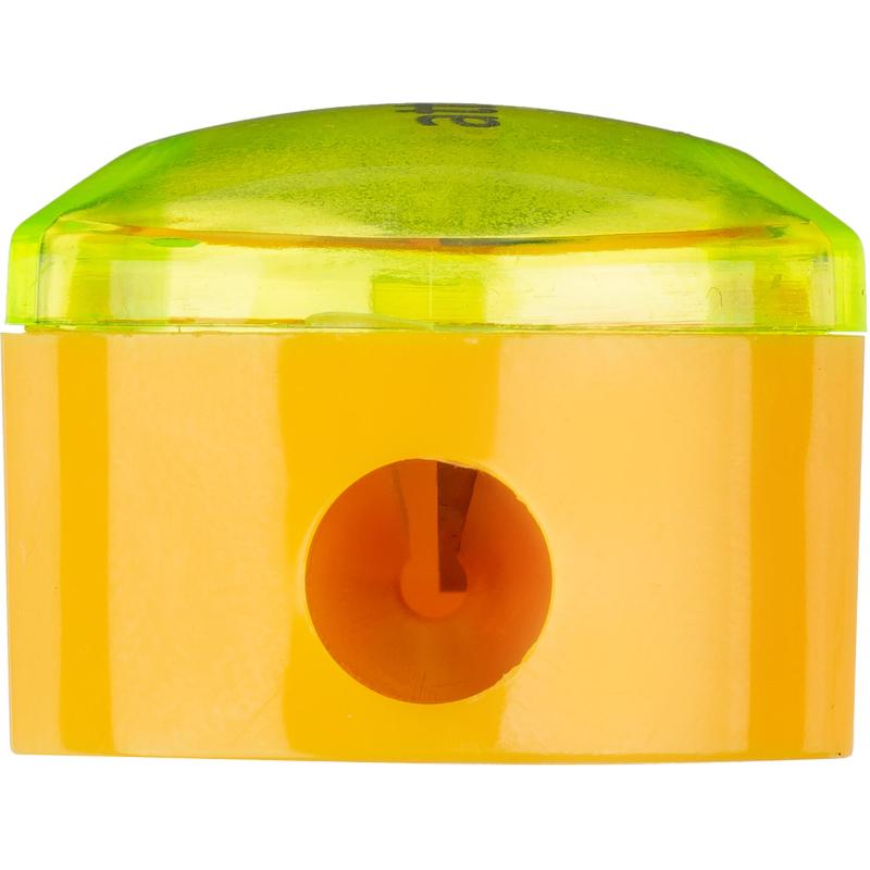 Точилка Attache, 1 отверстие, с контейнером, эргономичн, в ассорт