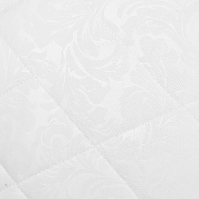 Подушка Luscan 70х70 см стеганная микрофибра/лебяжий пух, с цветным кантом